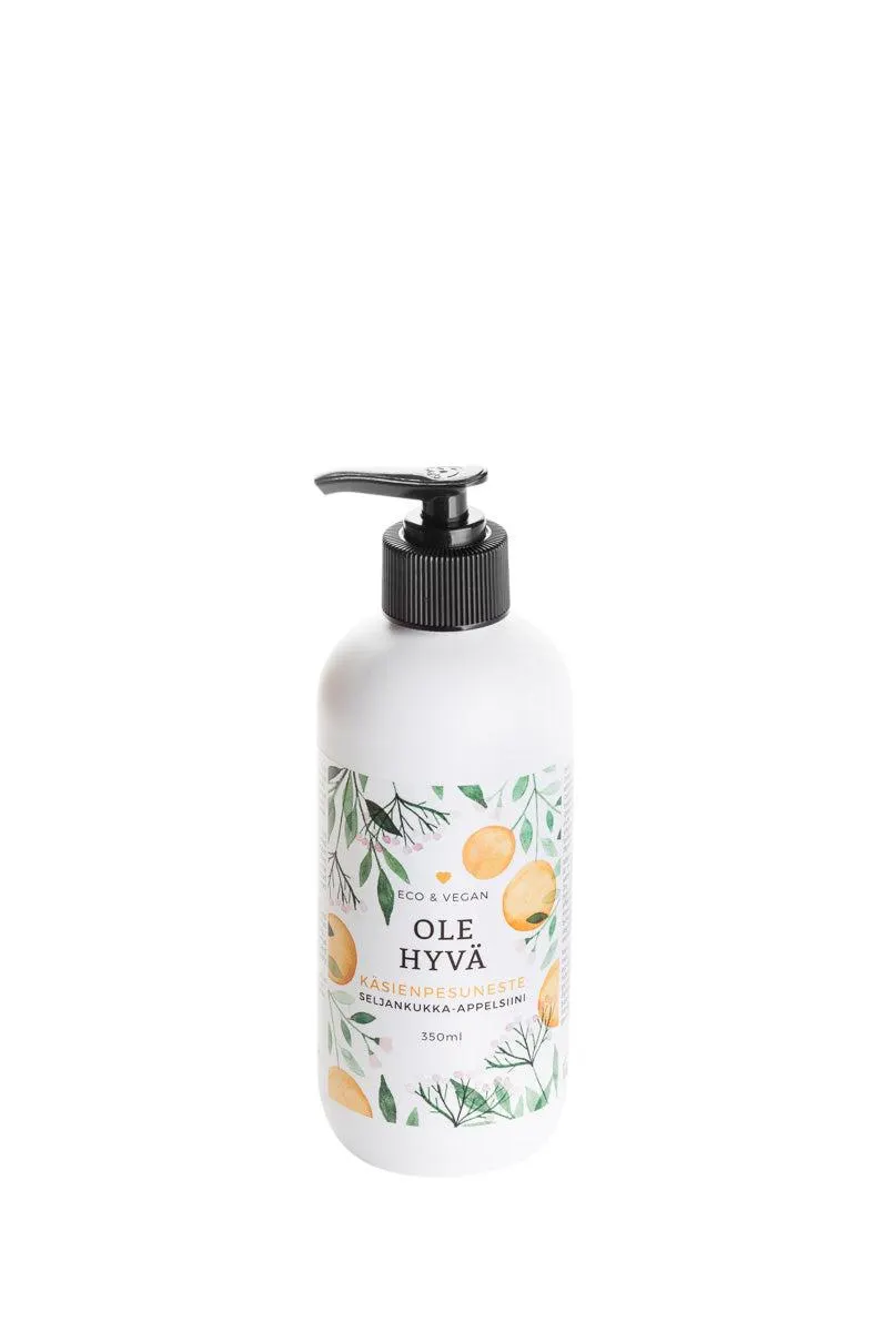 Käsienpesuneste, seljankukka-appelsiini, 350 ml