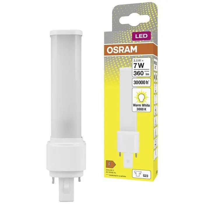Pistokantalamppu Osram Dulux S7 G23 360 lm 3000 K