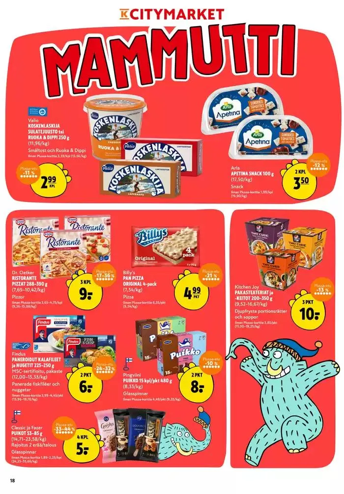 K-citymarket tarjoukset voimassa alkaen 13. maaliskuuta - 23. maaliskuuta 2025 - Tarjouslehti sivu 18