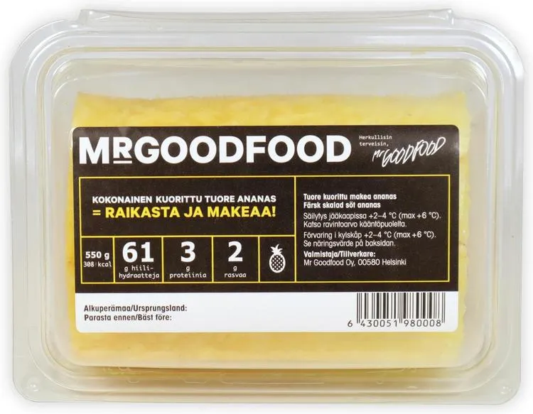 MrGoodfood 570g kuorittu ananas