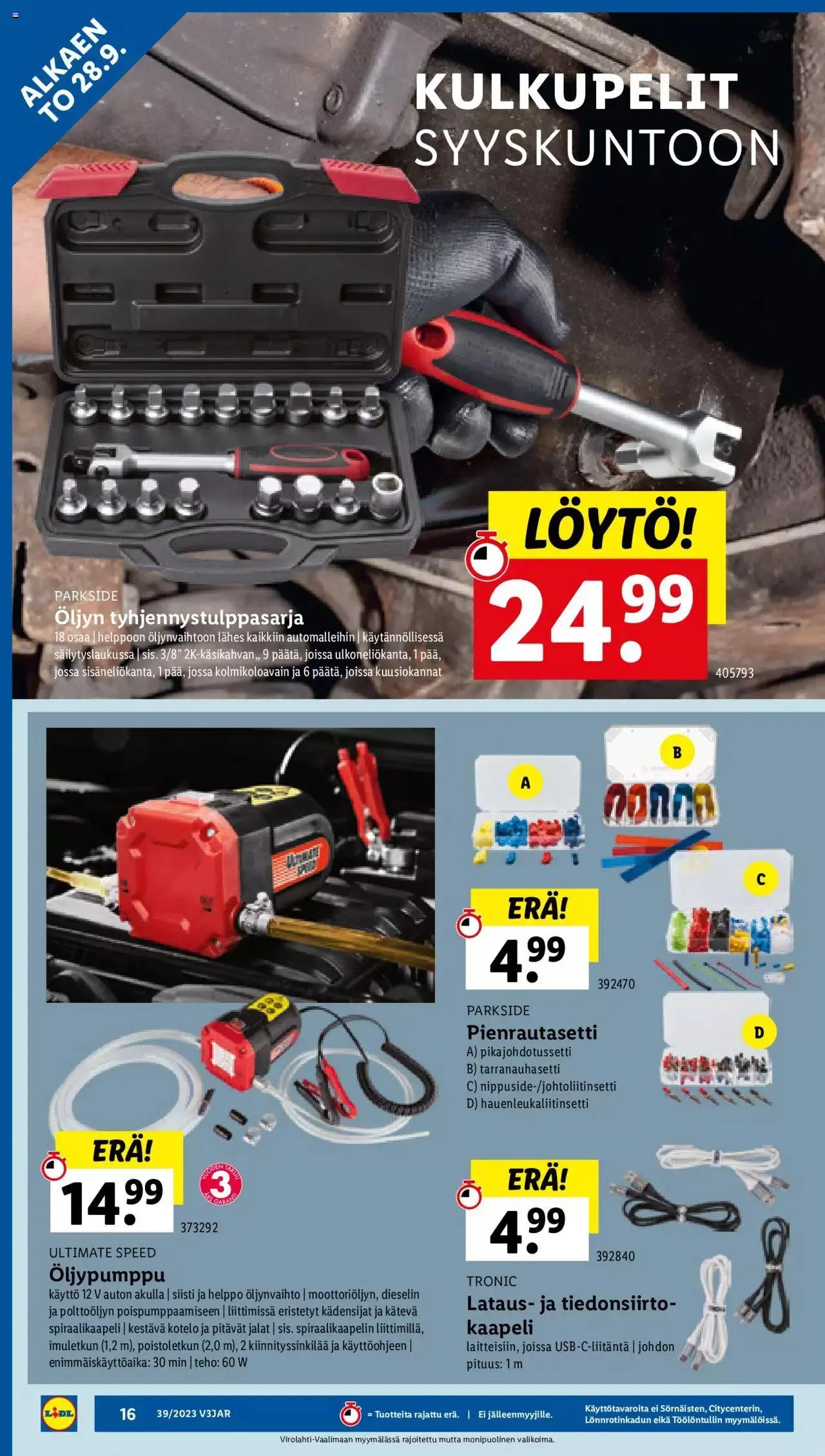 Lidl tarjoukset voimassa alkaen 28. syyskuuta - 4. lokakuuta 2023 - Tarjouslehti sivu 20