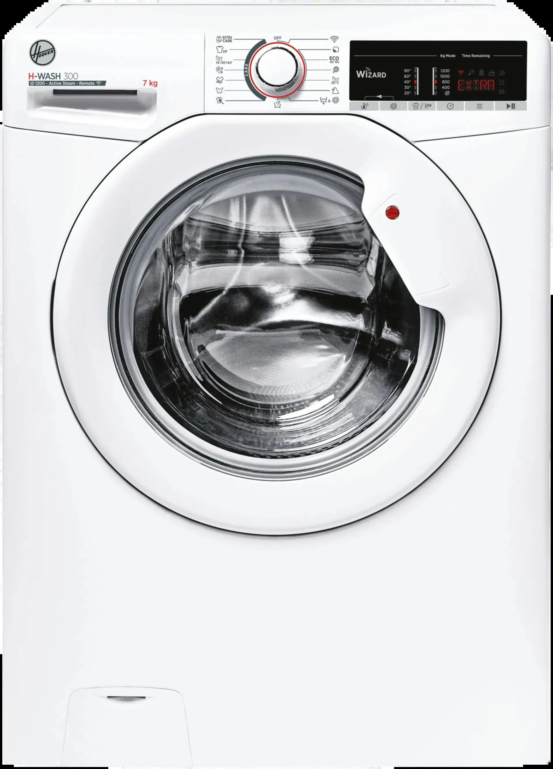 Hoover edestä täytettävä pyykinpesukone H-Wash 300 Slim 7kg valkoinen