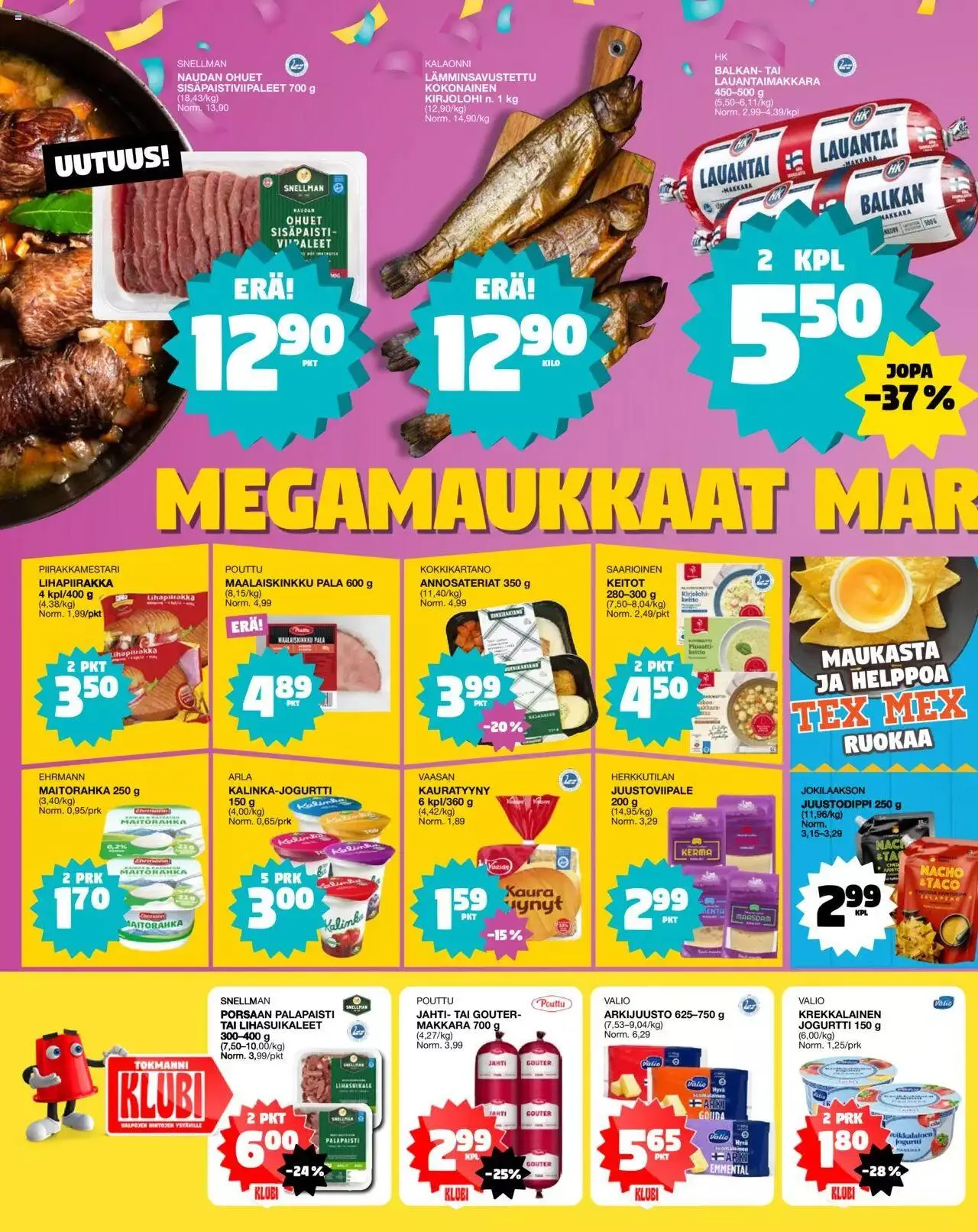 Tokmanni Ruokatarjoukset voimassa alkaen 28. syyskuuta - 1. lokakuuta 2023 - Tarjouslehti sivu 2