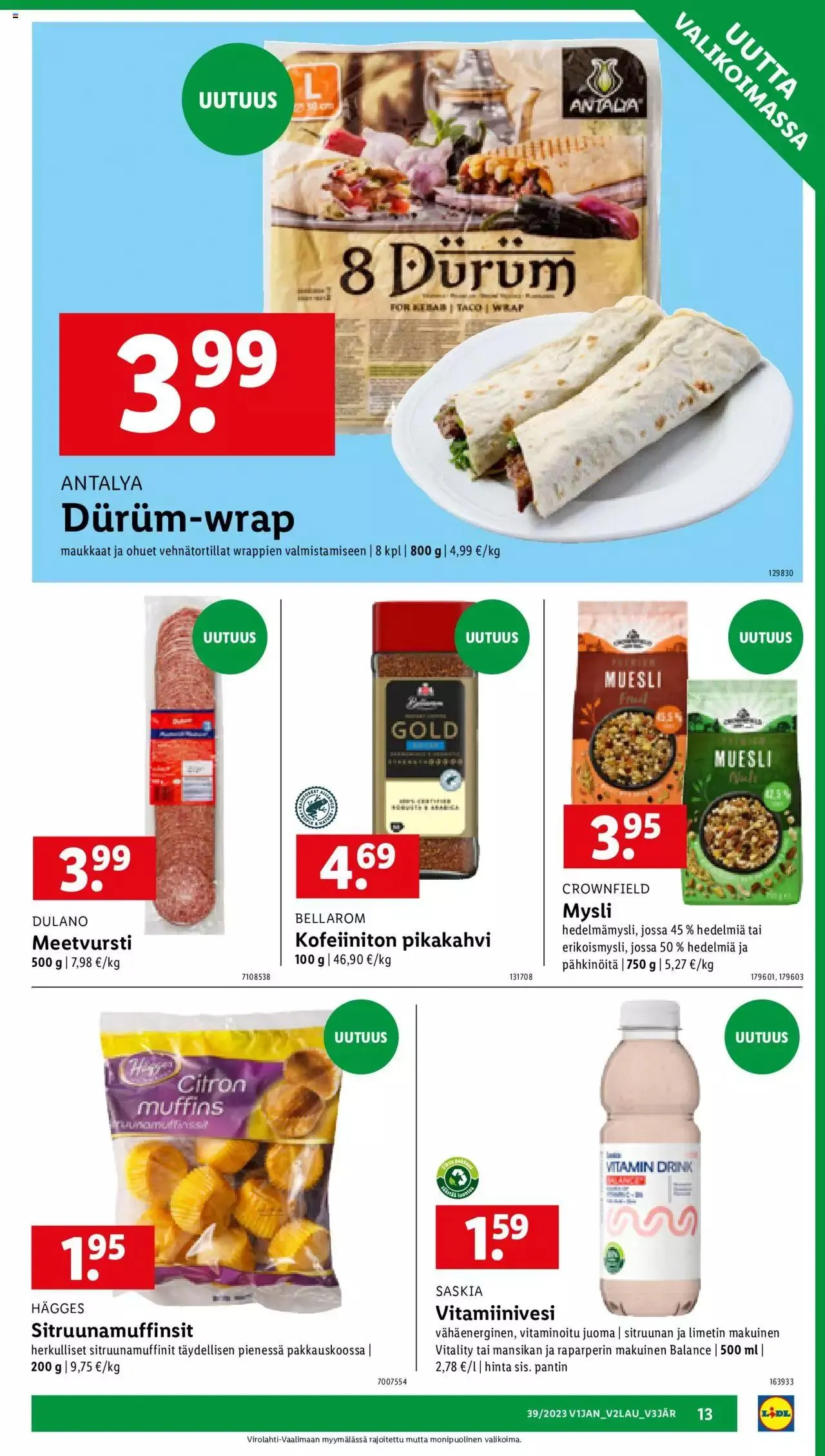 Lidl tarjoukset voimassa alkaen 28. syyskuuta - 4. lokakuuta 2023 - Tarjouslehti sivu 17