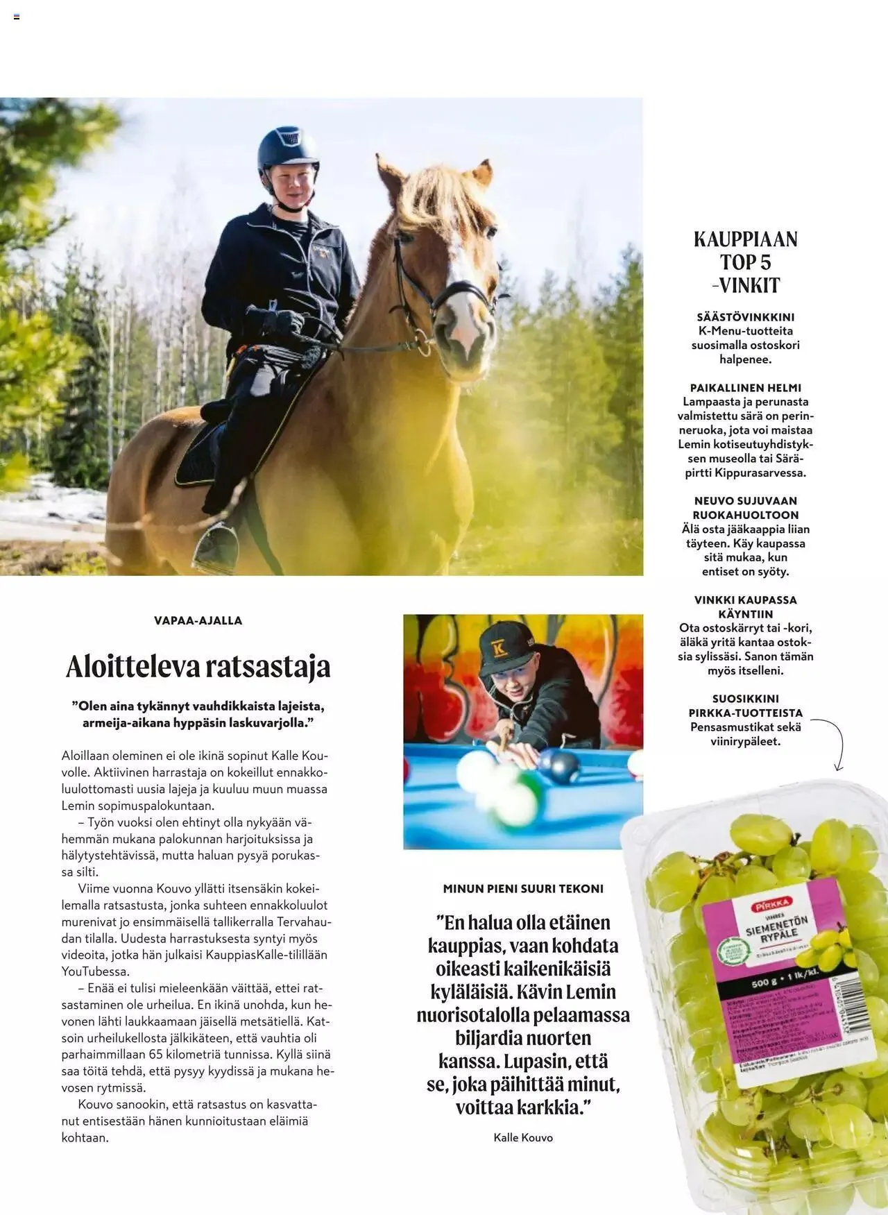 K-Market tarjoukset Pirkka 6–8/2023 voimassa alkaen 7. kesäkuuta - 29. elokuuta 2023 - Tarjouslehti sivu 67