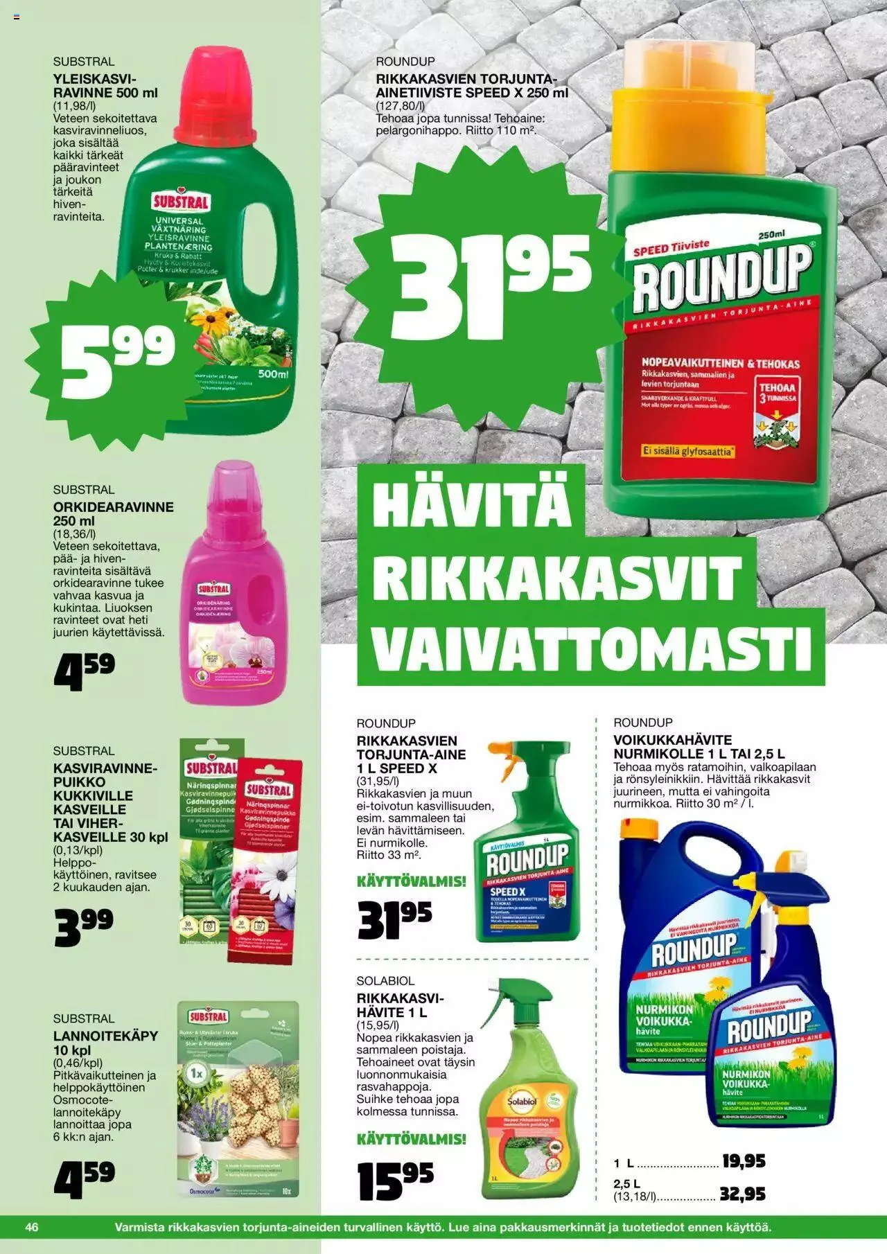 Tokmanni - Kesä 2023 voimassa alkaen 17. huhtikuuta - 31. joulukuuta 2023 - Tarjouslehti sivu 46