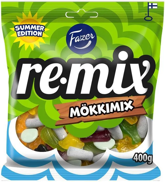 Fazer Remix Mökkimix karkkipussi 400g