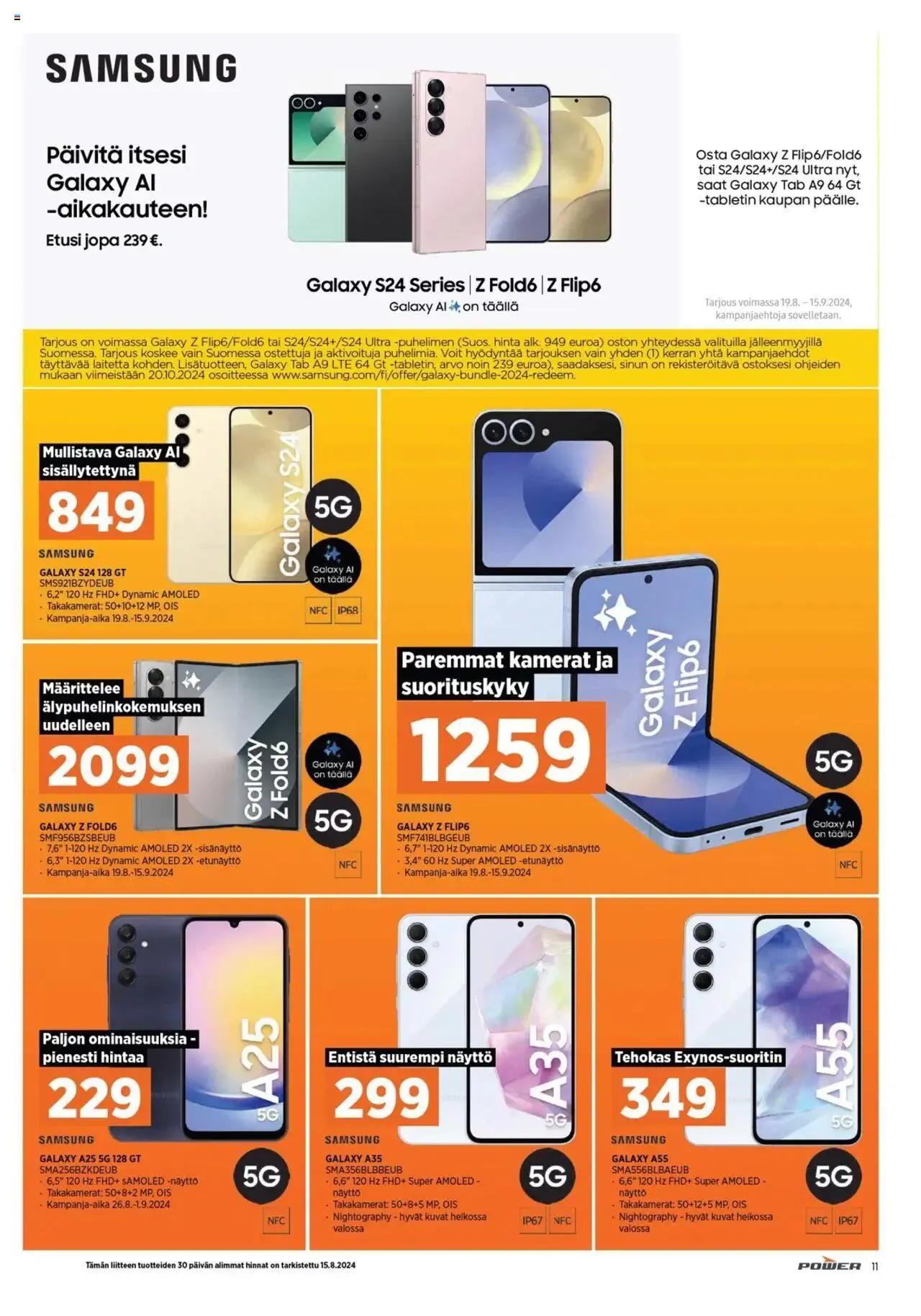 Power tarjoukset voimassa alkaen 26. elokuuta - 1. syyskuuta 2024 - Tarjouslehti sivu 26