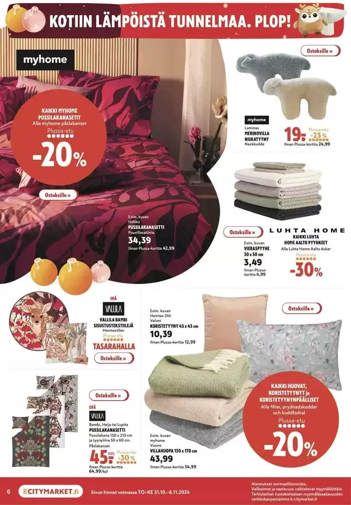 K-citymarket tarjoukset voimassa alkaen 31. lokakuuta - 14. marraskuuta 2024 - Tarjouslehti sivu 11