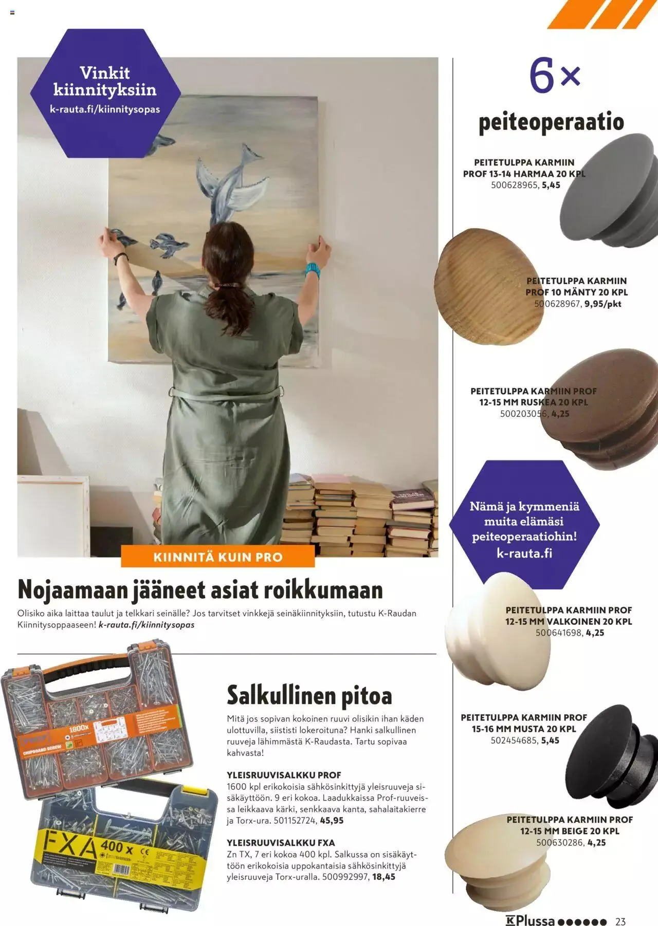 K-Rauta tarjoukset - Pakissa voimassa alkaen 1. elokuuta - 30. syyskuuta 2023 - Tarjouslehti sivu 23