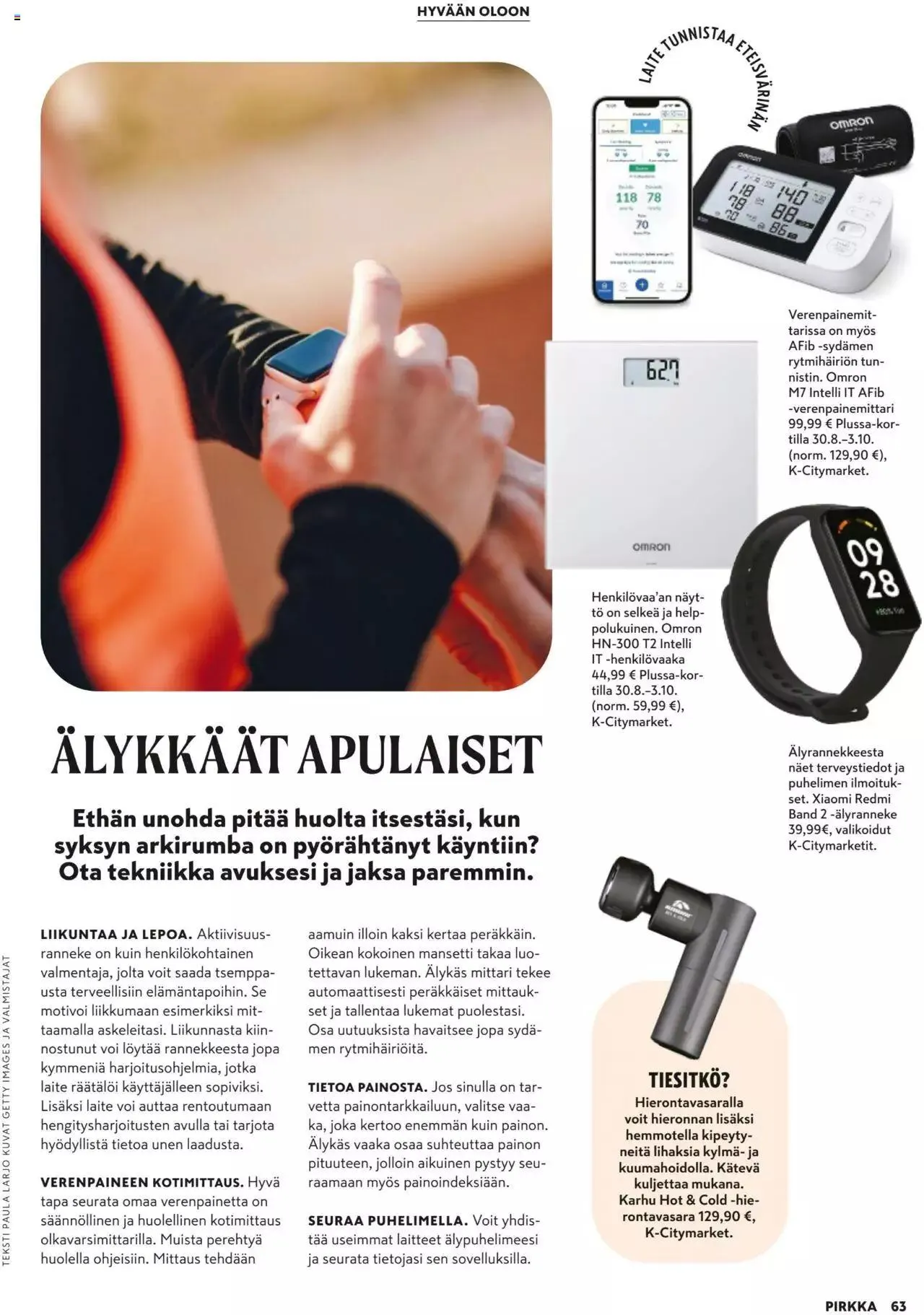 K-Market tarjoukset Pirkka 9/2023 voimassa alkaen 30. elokuuta - 3. lokakuuta 2023 - Tarjouslehti sivu 63