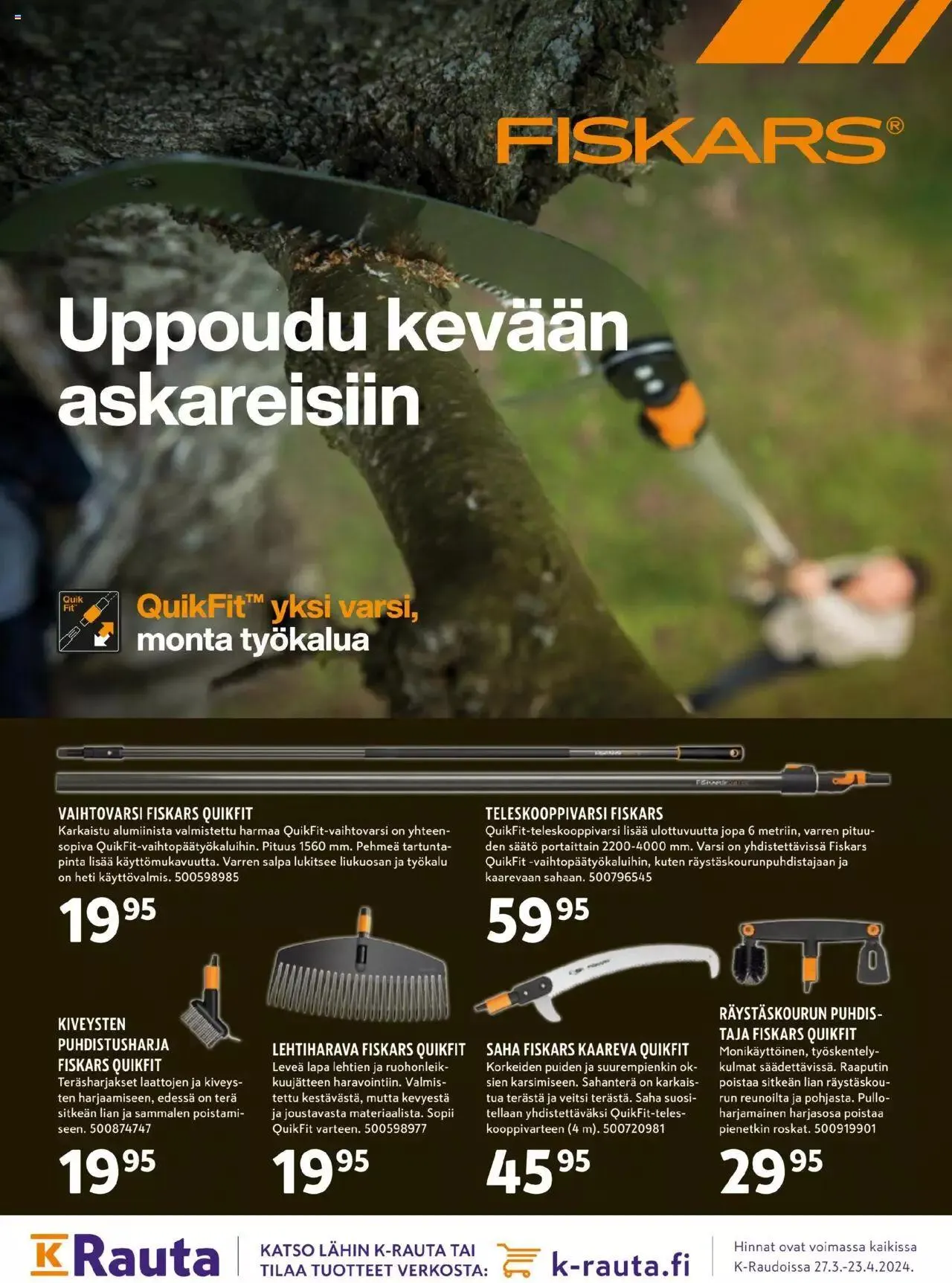 K-Market - Pirkka voimassa alkaen 27. maaliskuuta - 23. huhtikuuta 2024 - Tarjouslehti sivu 23