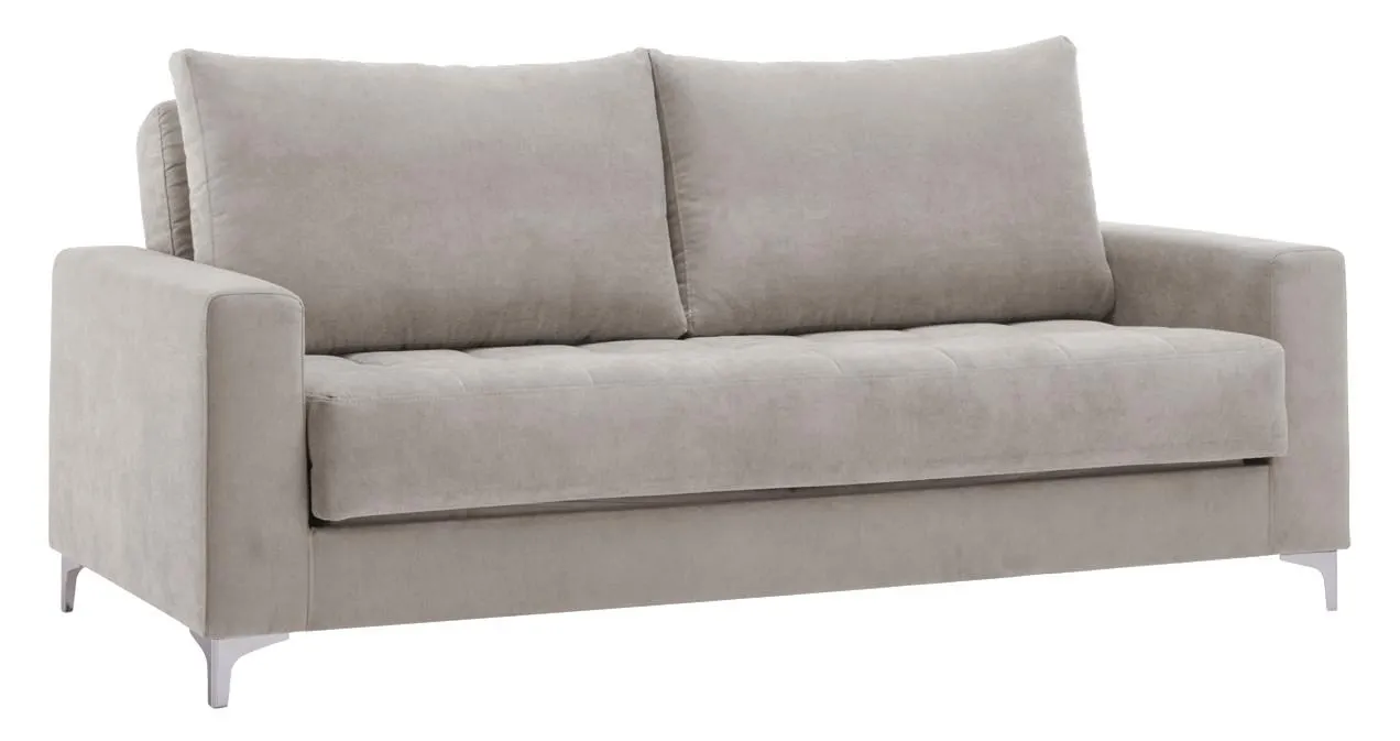 PILVI-vuodesohva Orinoco-kangas, Beige, jalat metalli