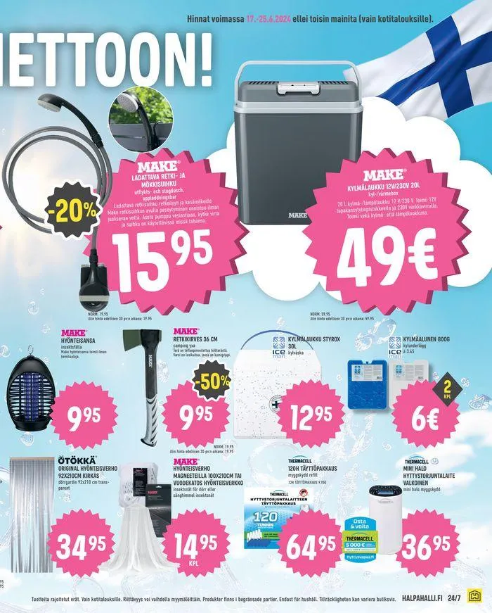 Halpa Juhannus! voimassa alkaen 18. kesäkuuta - 25. kesäkuuta 2024 - Tarjouslehti sivu 11