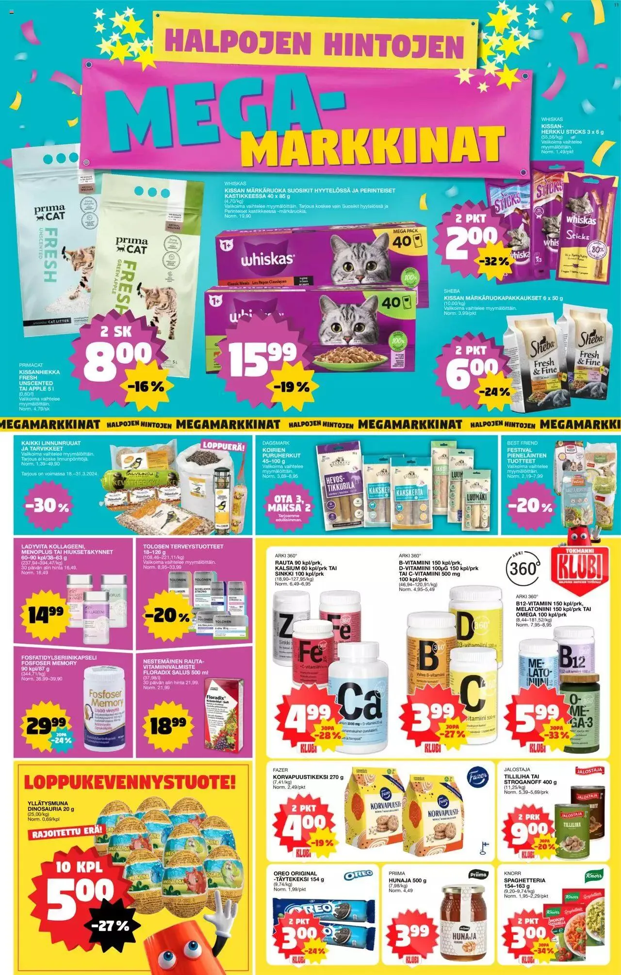 Tokmanni tarjoukset voimassa alkaen 18. maaliskuuta - 24. maaliskuuta 2024 - Tarjouslehti sivu 11