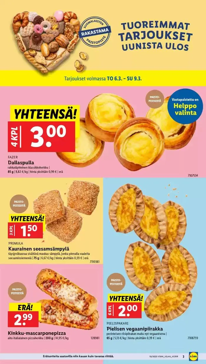 Houkuttelevia erikoistarjouksia kaikille voimassa alkaen 3. maaliskuuta - 12. maaliskuuta 2025 - Tarjouslehti sivu 5