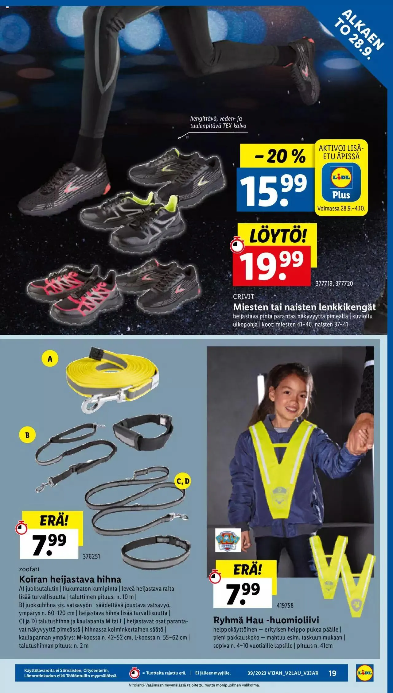 Lidl tarjoukset voimassa alkaen 28. syyskuuta - 4. lokakuuta 2023 - Tarjouslehti sivu 23