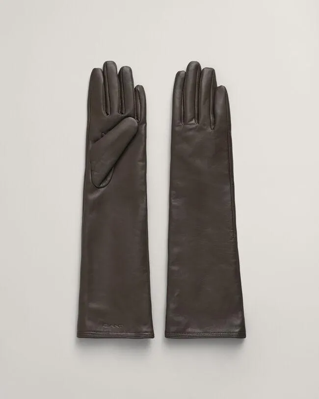 Pitkät nahkakäsineet