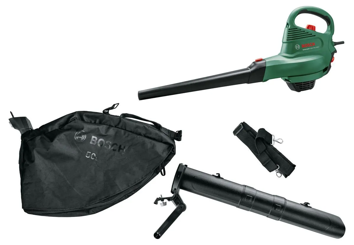 Bosch Lehtipuhallin / Lehti-imuri 3000 W Universal GardenTidy 3000, sähkökäyttöinen