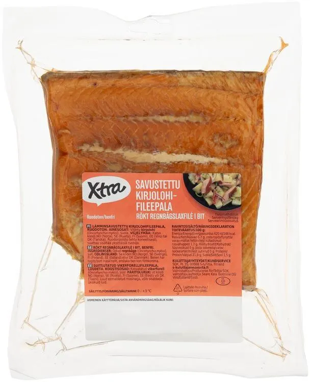 Xtra savustettu kirjolohifileepala n. 300 g