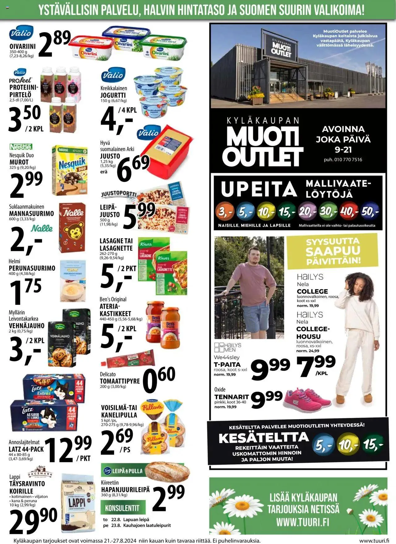 Tuuri tarjoukset voimassa alkaen 21. elokuuta - 27. elokuuta 2024 - Tarjouslehti sivu 7
