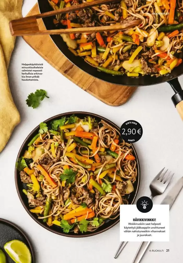 K-Ruoka 1/2025 voimassa alkaen 5. helmikuuta - 19. helmikuuta 2025 - Tarjouslehti sivu 21