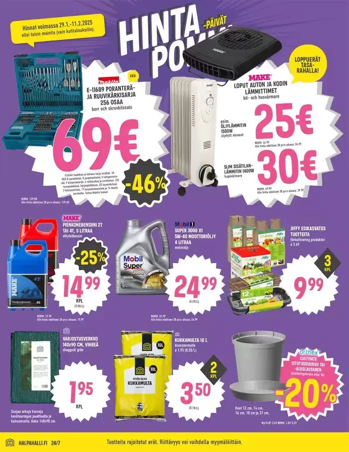 HalpaHalli tarjoukset voimassa alkaen 28. tammikuuta - 11. helmikuuta 2025 - Tarjouslehti sivu 8