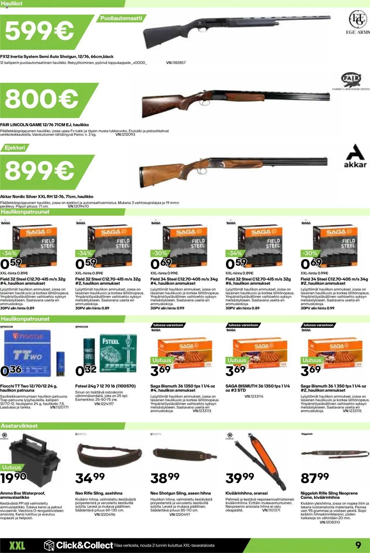 XXL tarjoukset voimassa alkaen 19. elokuuta - 25. elokuuta 2024 - Tarjouslehti sivu 9