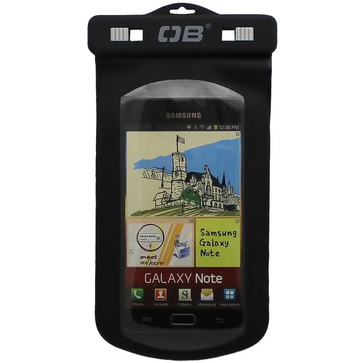 Window Phone Case Large, suojakotelo puhelimelle, Musta