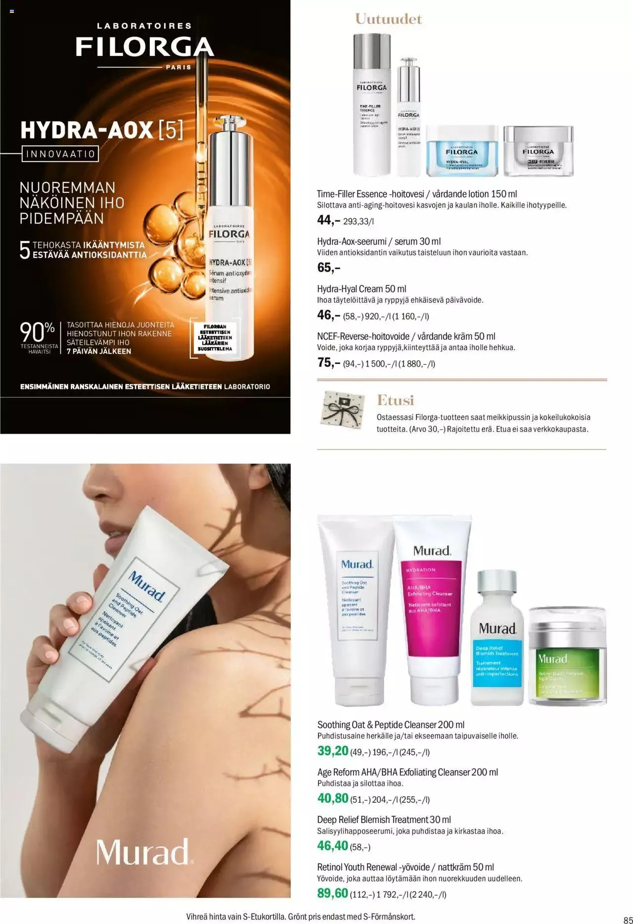Sokos tarjoukset voimassa alkaen 4. syyskuuta - 8. lokakuuta 2023 - Tarjouslehti sivu 85
