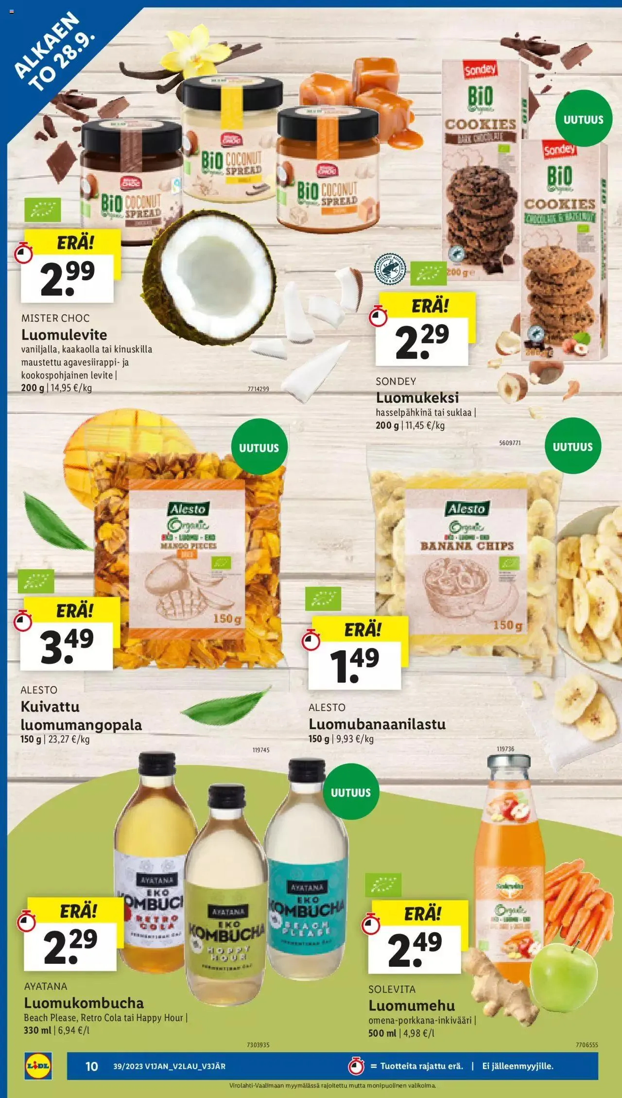 Lidl tarjoukset voimassa alkaen 28. syyskuuta - 4. lokakuuta 2023 - Tarjouslehti sivu 14