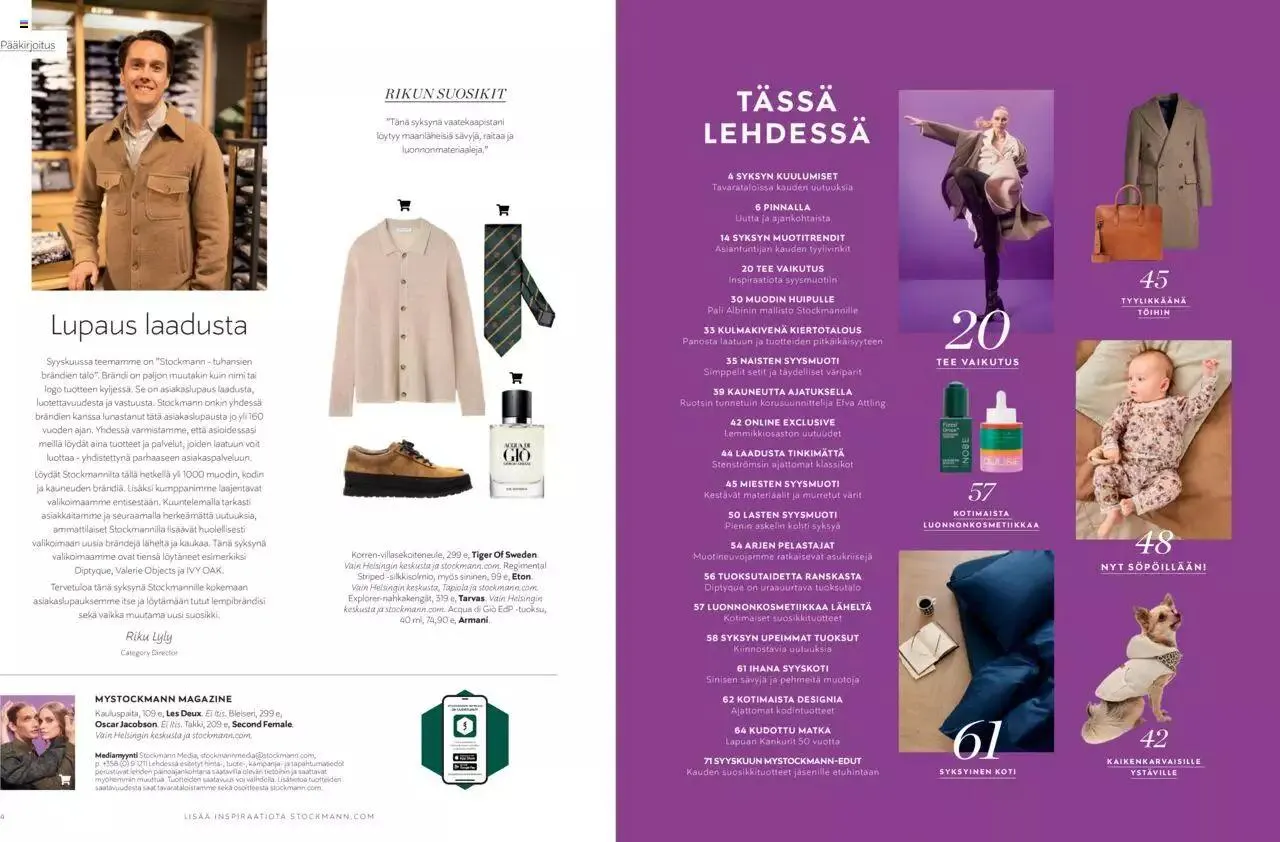Stockmann tarjoukset voimassa alkaen 1. syyskuuta - 30. syyskuuta 2023 - Tarjouslehti sivu 3