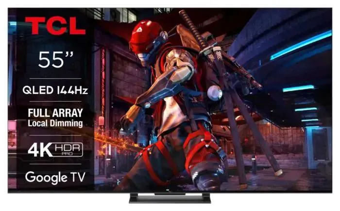 Tcl TV QLED 55" 4K 55C745 144 Hz Google TV