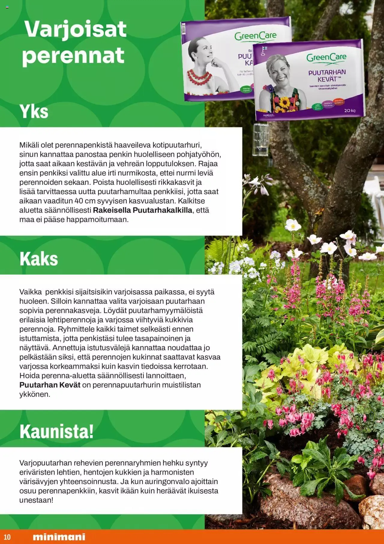 Minimani puutarha-kuvasto voimassa alkaen 24. huhtikuuta - 31. joulukuuta 2024 - Tarjouslehti sivu 10