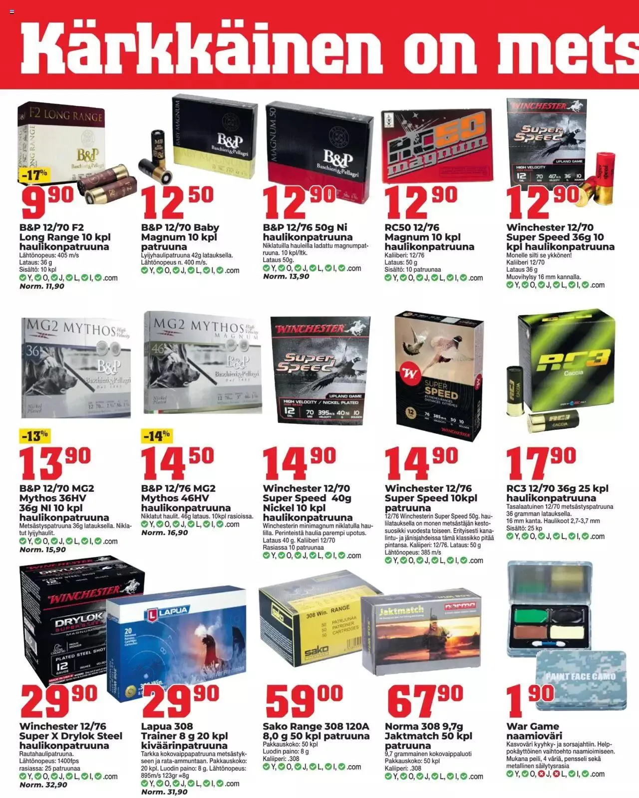 Kärkkäinen tarjoukset - Keski-Pohjanmaan painos voimassa alkaen 16. elokuuta - 29. elokuuta 2023 - Tarjouslehti sivu 4