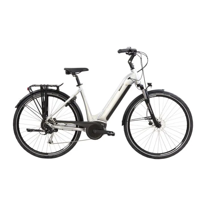 E-Trekking 3.0 Bosch A+ 500 Monotube 22, sähköpyörä, chrome