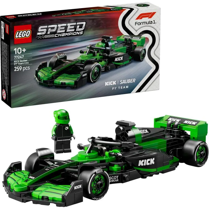 LEGO Speed Champions 77247 KICK Sauber F1® Team C44 kilpa-auto