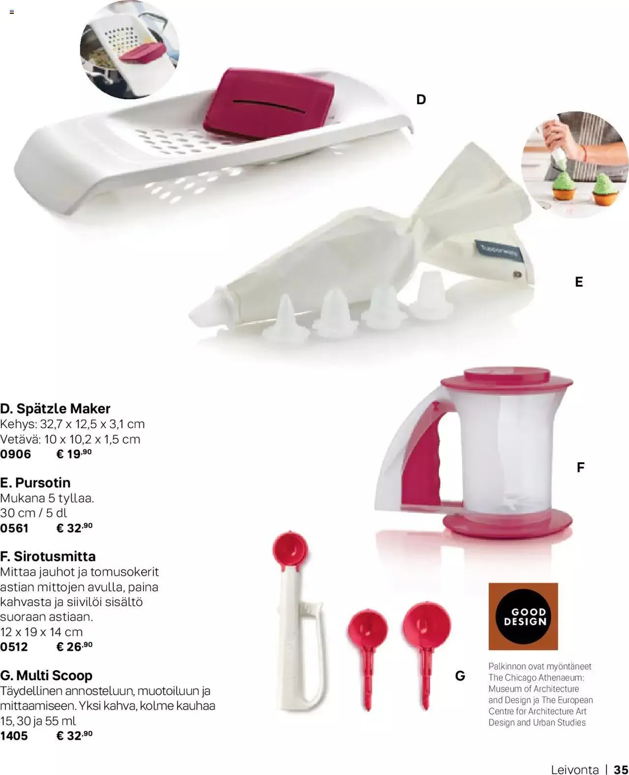 Tupperware tarjoukset Syksy / Talvi 2023-24 voimassa alkaen 29. syyskuuta - 31. joulukuuta 2023 - Tarjouslehti sivu 35