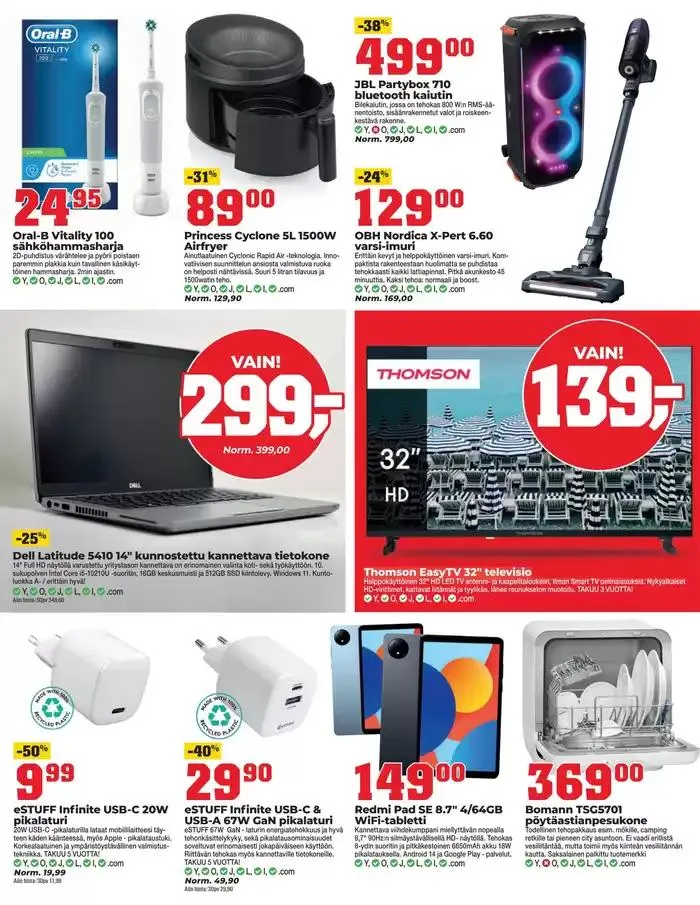 Säästä nyt tarjouksillamme voimassa alkaen 5. maaliskuuta - 18. maaliskuuta 2025 - Tarjouslehti sivu 14