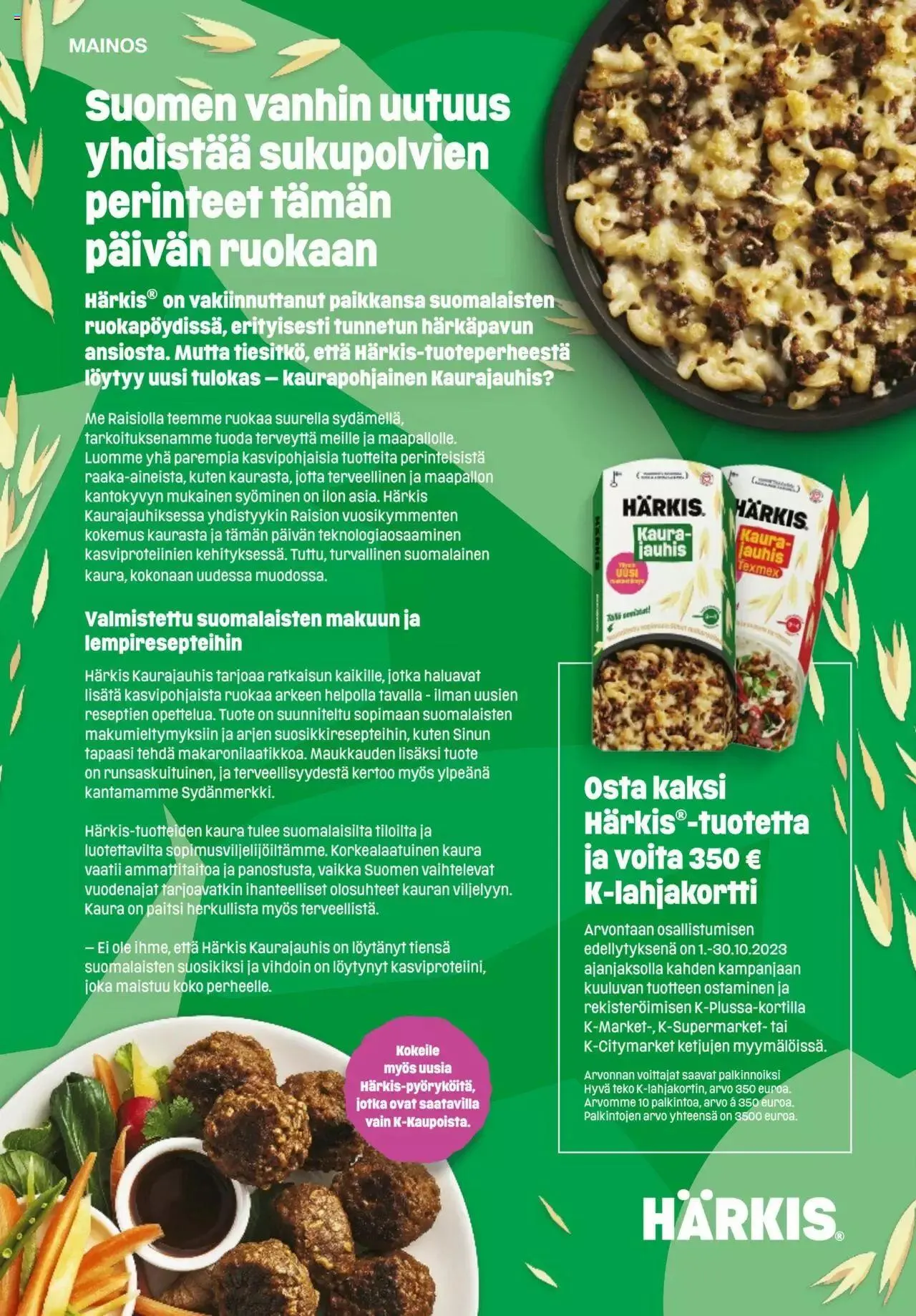 K-Citymarket - K-Ruoka voimassa alkaen 4. lokakuuta - 31. lokakuuta 2023 - Tarjouslehti sivu 54