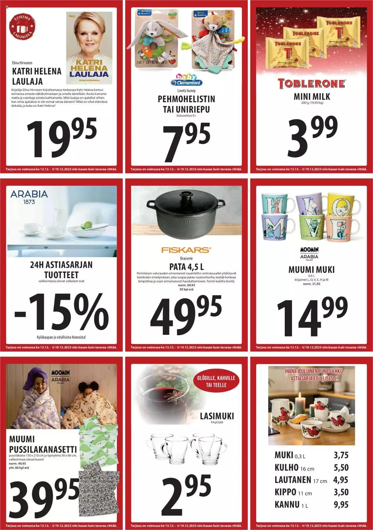 Tuuri tarjoukset voimassa alkaen 13. joulukuuta - 19. joulukuuta 2023 - Tarjouslehti sivu 17