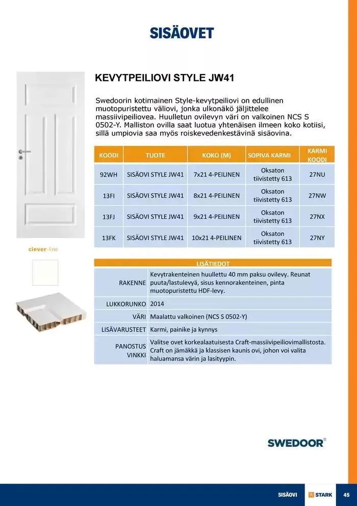 Ovivalikoima voimassa alkaen 19. marraskuuta - 31. joulukuuta 2024 - Tarjouslehti sivu 45