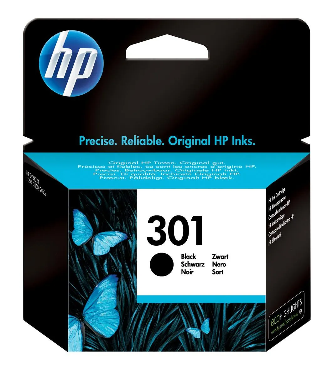 HP 301 mustepatruuna