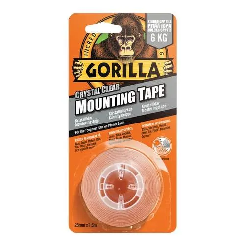 Gorilla HD Mounting kiinnitysteippi 25mmx1,5m