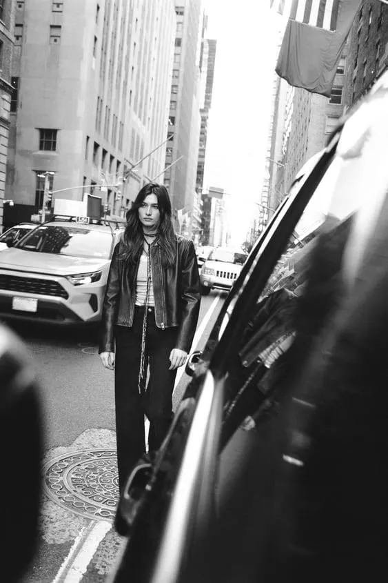 JEANS TRF WIDE LEG TIRO ALTO