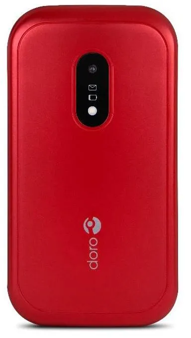 DORO 6041 MATKAPUHELIN PUNAINEN / VALKOINEN