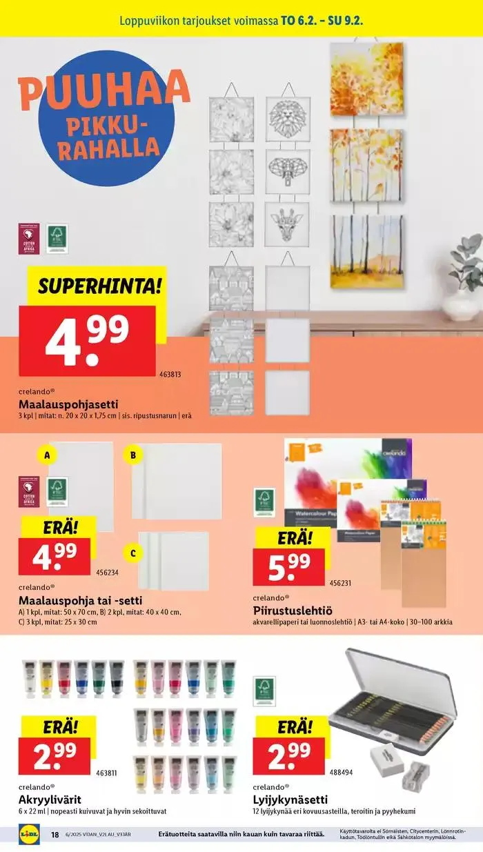 Lidl tarjoukset voimassa alkaen 3. helmikuuta - 12. helmikuuta 2025 - Tarjouslehti sivu 18
