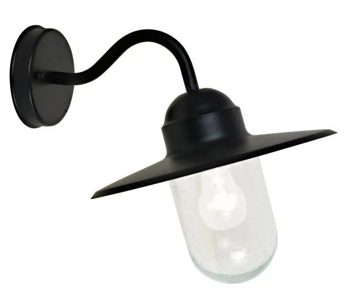 Ulkoseinävalaisin Airam Arvika musta Ø 37 cm IP44