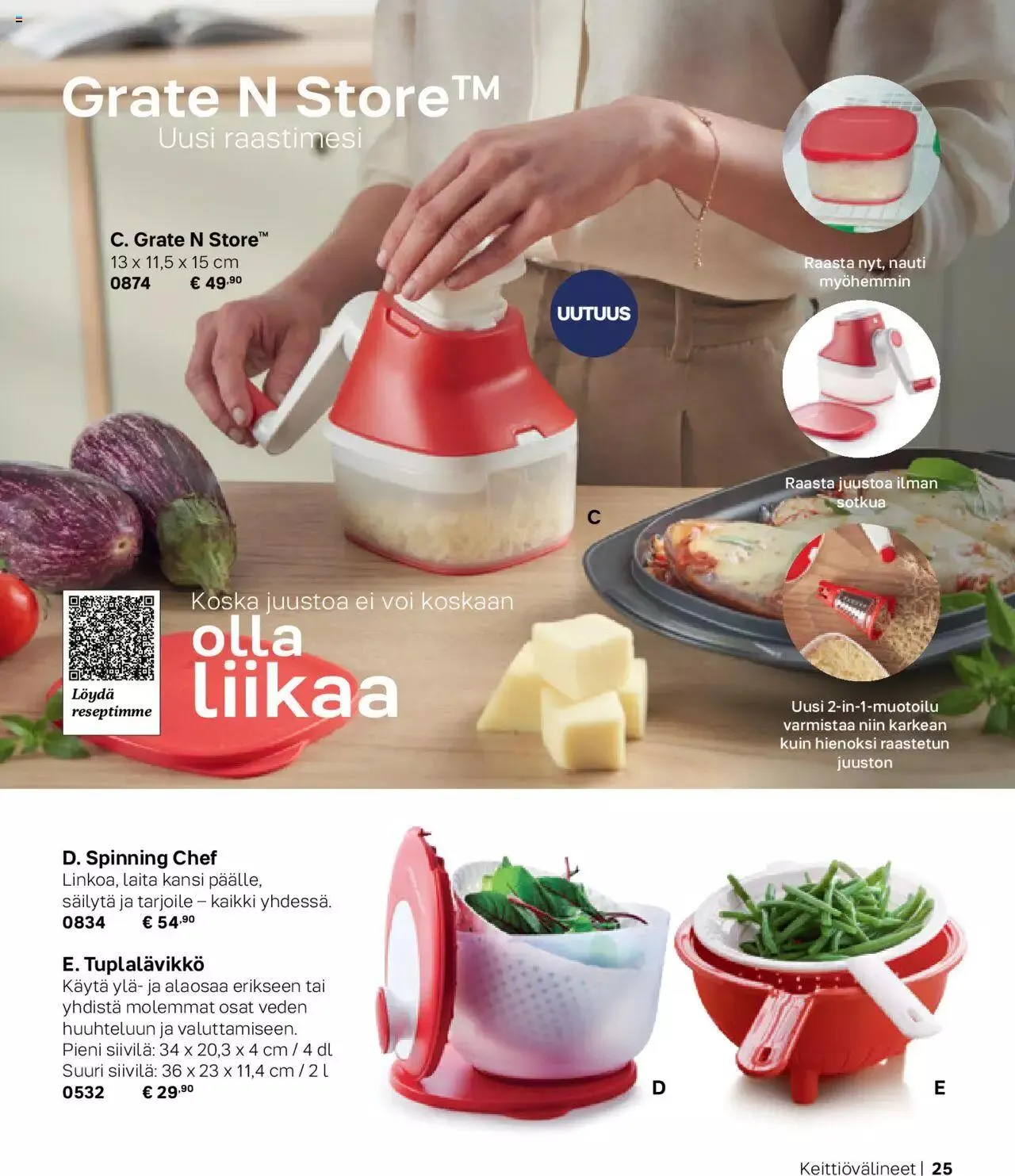 Tupperware tarjoukset Syksy / Talvi 2023-24 voimassa alkaen 29. syyskuuta - 31. joulukuuta 2023 - Tarjouslehti sivu 25