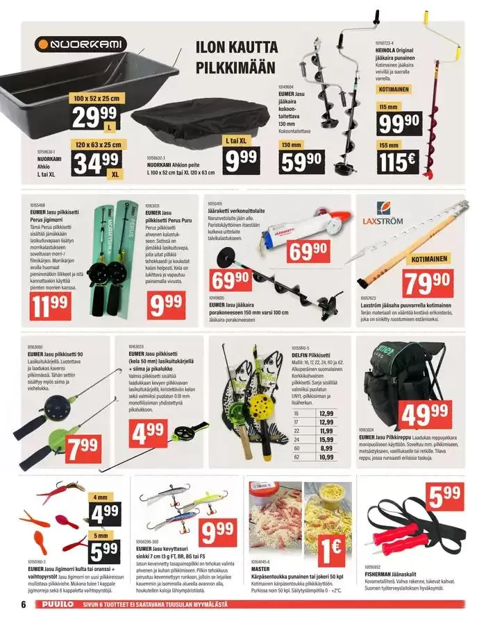 Puuiloa kaikkeen arkeen voimassa alkaen 6. tammikuuta - 13. tammikuuta 2025 - Tarjouslehti sivu 12